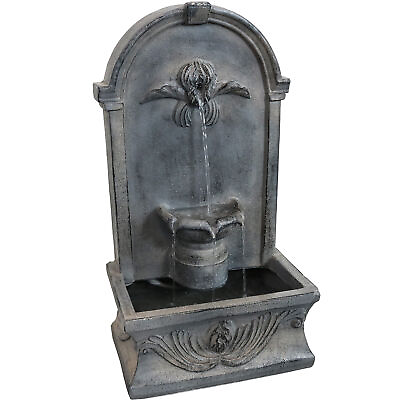 #ad French Inspired Reinforced Concrete Indoor Outdoor Water Fountain by Sunnydaze