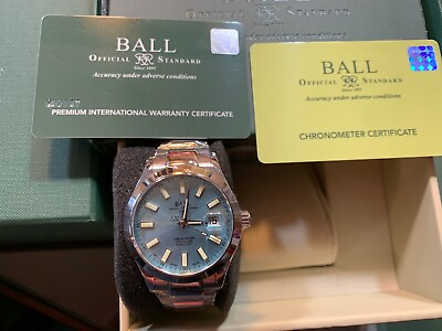 #ad new Ball Engineer III Marvelight Ø40mm Automatic blue dial NM9026C S6CJ IBE