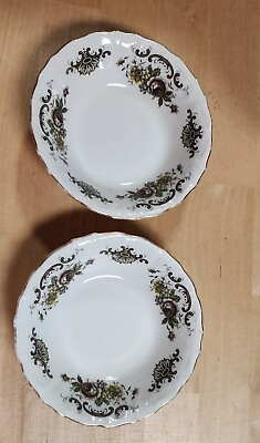 #ad 2 Winterling Bavaria Germany China Pattern quot;WIG58quot; SMALL BOWL#x27;S Embossed