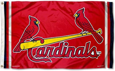 #ad St. Louis Cardinals Flag Large 3x5 Banner Logo Baseball MLB FREE SHIPPING