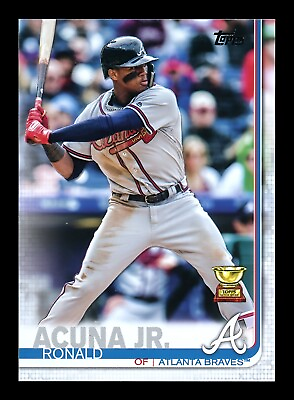 #ad 2019 Topps #1 Ronald Acuna Jr. Atlanta Braves
