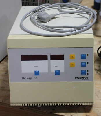#ad Baxter Heraeus Biofuge 13 High speed 13000 RPM model 3637 with Rotor