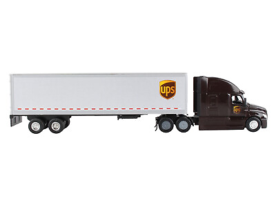 #ad UPS Tractor Truck Brown w Dry Goods Trailer United Parcel Service 1 64 Diecast