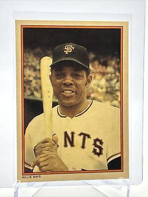 #ad 1985 Topps Circle K Willie Mays Baseball Card #3 Mint FREE SHIPPING