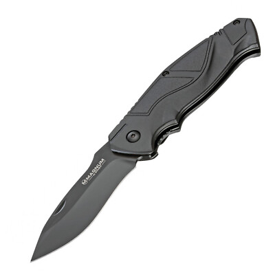#ad Boker Magnum Advance Pro 42 Linerlock Black Folding 440C Pocket Knife 01RY306
