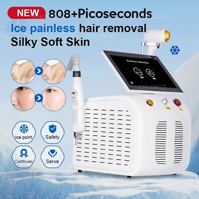 #ad 2 In1 Nd Yag Laser Tattoo Removal OPT SHR Permanet Hair Removal Machine SkinCare