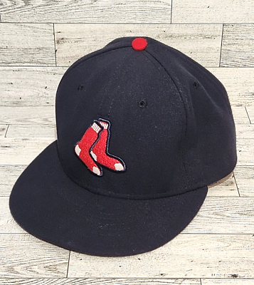 #ad Boston Red Sox New Era 59FIFTY Fitted Hat 7 3 8 Navy MLB Official On Field Cap