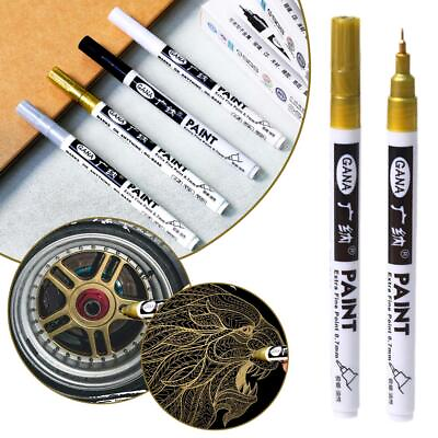 #ad Paint Pen 0.7mm Extra Fine Point Paint Marker Waterproof Marker ^