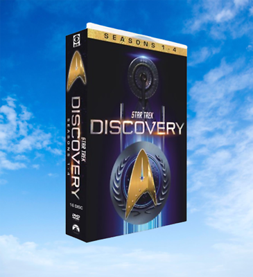 #ad Star Trek Discovery The Complete Series Seasons 1 4 DVD 16 Disc USA FAST SHIP
