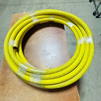 #ad Parker 7268E 1000PSI Stinger II High Pressure Air and Water Hose 1quot; ID 75ft