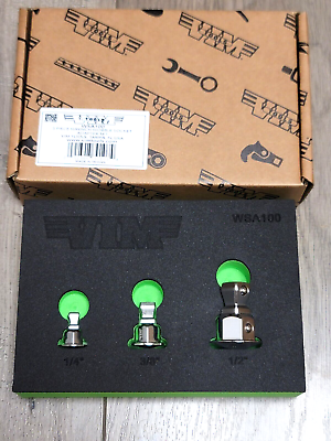 #ad Vim Tools 3pc Wobble Socket Adapter Set fits most Combo Wrenches #WSA100