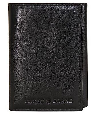 #ad Men#x27;s Embossed Trifold and L Fold Wallet Available in Cotton Canvas Smooth Le...