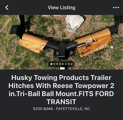 #ad Husky Towing Product Trailer Hitches With Reese Towpower 2 In.tri ball Ball Moun
