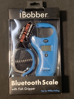 #ad iBOBBER BLUETOOTH SCALE WITH FISH GRIPPER UP TO 99LBS. 11845A 021159