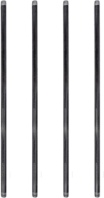 #ad Pipe Decor 1 2” X 60” Malleable Cast Iron Pipe Pre Cut Industrial Steel Grey F