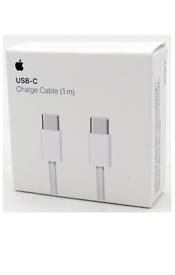 #ad Apple USB C Charge Cable 1M ‎3 FT Woven Braided MQKJ3AM A Original In Retail Box