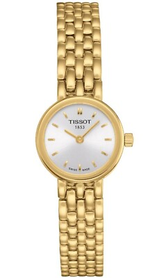 #ad Tissot T Lady Silver Dial Gold Stainless Steel Women#x27;s Watch T0580093303100