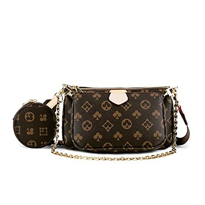 Crossbody Bags for Women Trendy Purse Coin Pouch Tan Designer Handbags 3pc bags $57.37