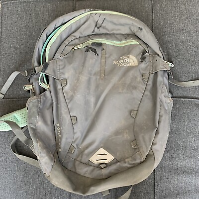 #ad The North Face Borealis Highly Adjustable Backpack GREY school bagDIRTY