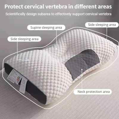 #ad Cervical Orthopedic Neck Pillow Help Sleep And Protect The Pillow Neck Household