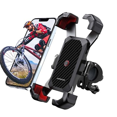 #ad Motorcycle Phone Mount Auto Lock 100mph Military Anti Shake Bike Phone Holder