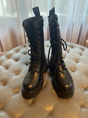#ad NEW designer boots women leather size 37