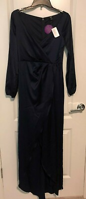 NWT WINDSOR NAVY EVENING GOWN FORMAL SPECIAL OCCASION SIZE S NEW $24.95
