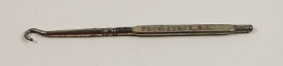 #ad VTG Button Hook Lace Pull Puller Thomas F Peirce amp; Son Providence Rhode Island