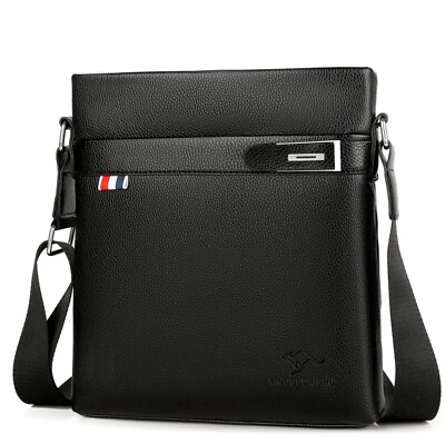 #ad Men’s Shoulder Bag Leather Crossbody Bag Business Fashion Messenger Bag Handbag
