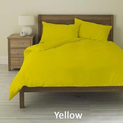 #ad Hotel Duvet Collection 1000 TC New Egyptian Cotton Select Size amp; Yellow Solid