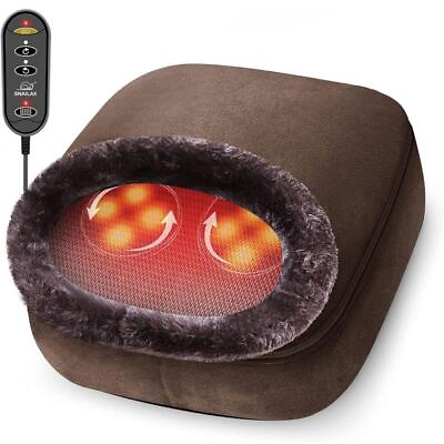 #ad Snailax Shiatsu Foot and Back Massager amp; Warmer Washableamp; Detachable