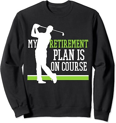 #ad My Retirement Plan Is On Course Sport Golf Gift Unisex Crewneck Sweatshirt
