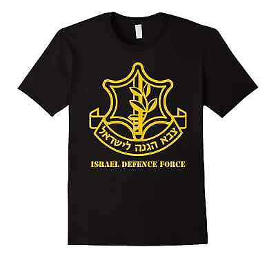 #ad Israel Defense Forces IDF Logo Printed T Shirt 100% Cotton O Neck Summer Short S