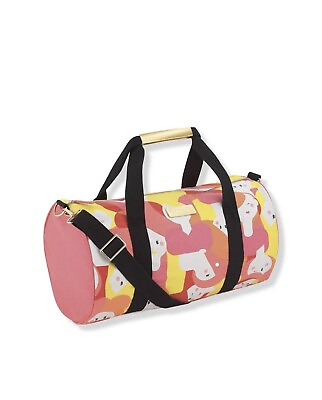 #ad Benefit Cosmetics Duffle Bag For Travel Gym Shoulder Bag L 17quot; x W 10quot; x H 10quot;