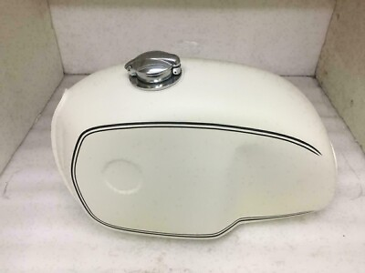 #ad BMW R100 RT RS R90 R80 R75 WHITE PAINTED STEEL PETROL FUEL GAS TANK Fit For