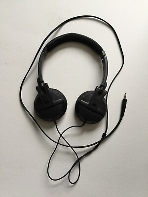 #ad Black Adjustable Headphones With 3.5 Mm Jack