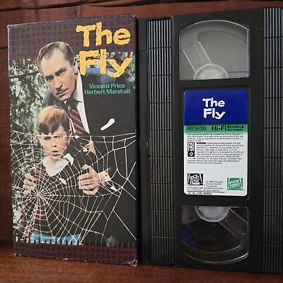 #ad The Fly VHS 1991 Vincent Price*