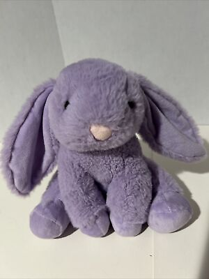 #ad APRICOT LAMB Purple Bunny Sit Floppy Ears Soft Plush Stuffed Rabbit 8quot; Easter