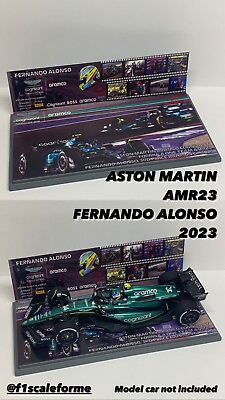#ad FONDO F1 SPARK 2023 FERNANDO ALONSO Aston Martin AMR23 1:43