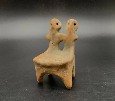 #ad Ceramic Figurine Chair Ornament. Trypillia Culture 5400 and 2750 BC
