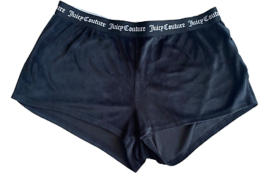 #ad Juicy Couture Black Sleepwear Sleep Shorts Size XL