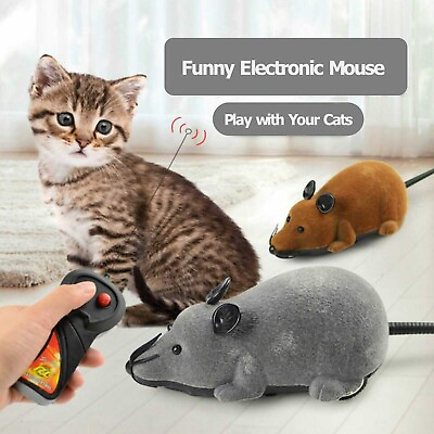 #ad Remote Control RC Rat Mouse MICE Wireless For Cat Dog Pet Toy Novelty Gift