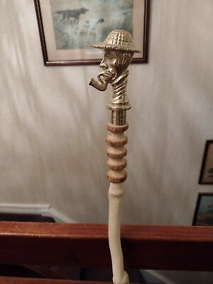#ad Handmade Designer Head Handle without Wooden Walking Cane Stick is Only Handle