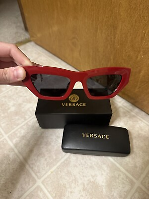 #ad Versace Women#x27;s Fashion VE4432U 538887 53 53mm Red Sunglasses