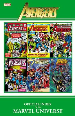 #ad Avengers Official Index to the Marvel Universe by Marvel Comics Book The Fast