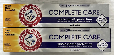 #ad 2 Pack Arm amp; Hammer Complete Care Fluoride Toothpaste 6 oz Exp 06 24