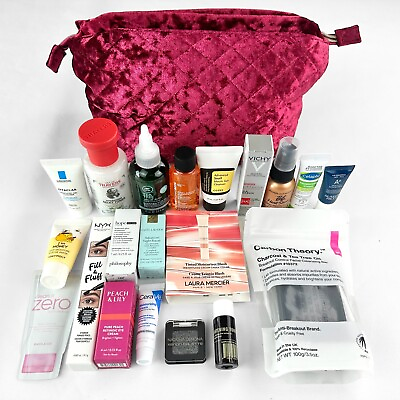 #ad ULTA BEAUTY 20pc Beauty Bag Gift Set Skincare Makeup Hair Care Travel Samples