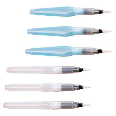 #ad 6 Pcs Watercolour Brush Markers Watercolor Pens Water Coloring Brush Pens