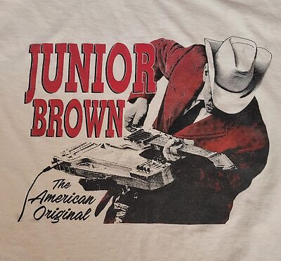 #ad VTG Junior Brown The American O Shirt Short Sleeve White Unisex S 5XL NE2035
