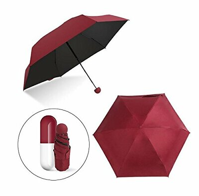 #ad Umbrella Four Fold Umbrella Sun and Rain With Capsule Packing